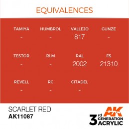AK11087 SCARLET RED – STANDARD